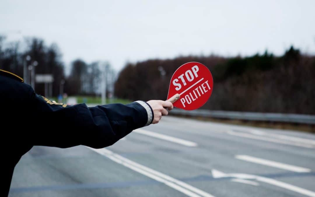 Biltyv blev stoppet af politiet