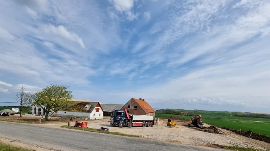 Molermuseet bygger større parkeringsplads