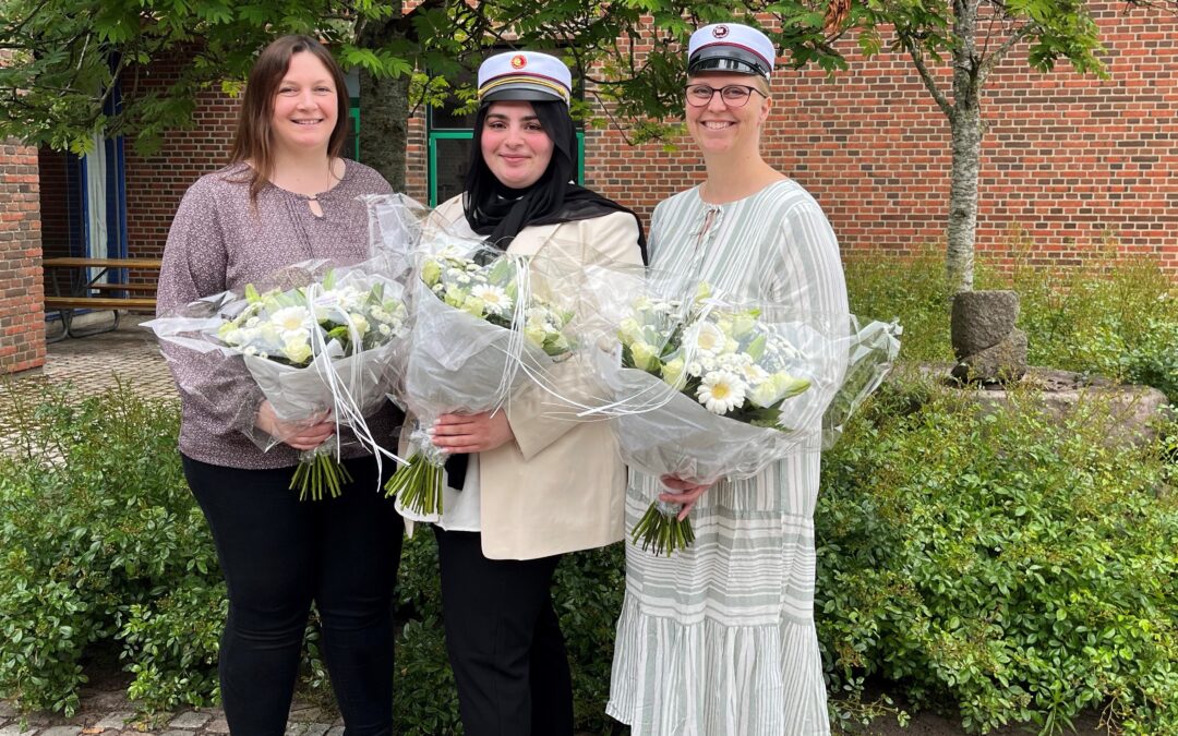 Første studenter fra EUX Business i Nykøbing