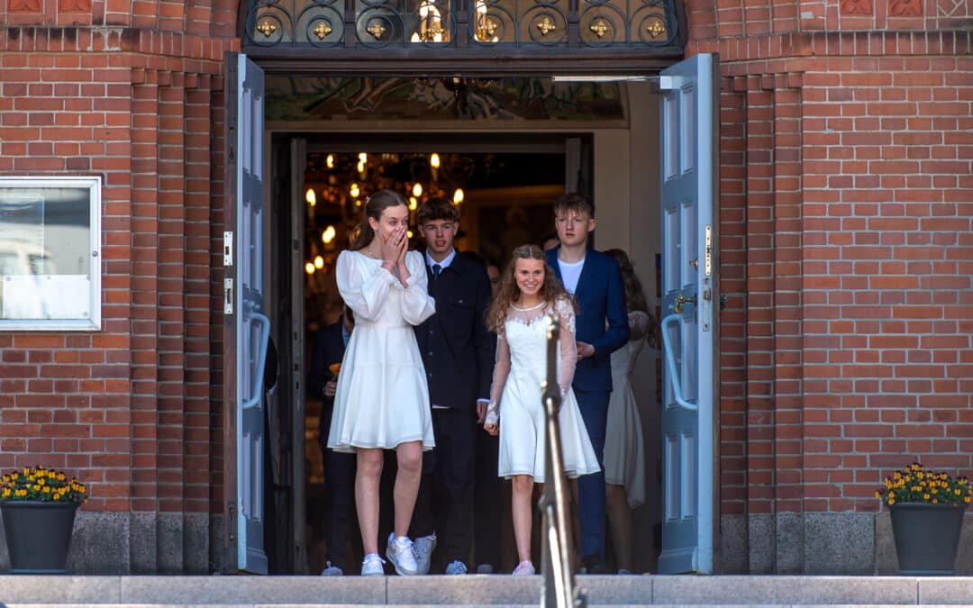 Fotografer i massevis til konfirmation