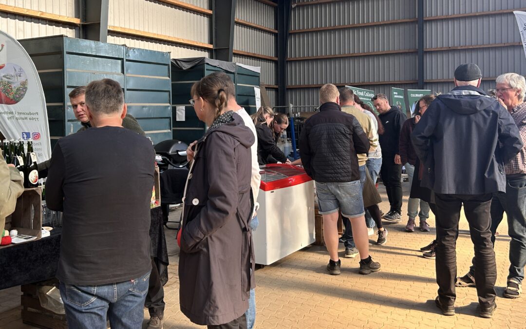 Velbesøgt mad- og høstmarked