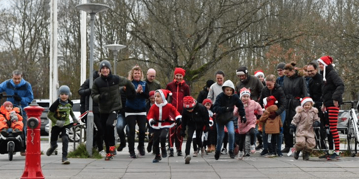 Julemærkemarch på søndag